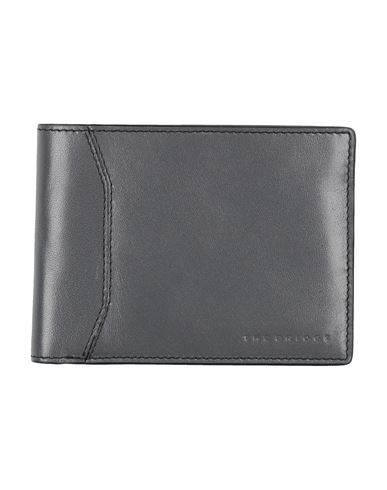 The Bridge Man Wallet Grey Size - Cow Leather In Gray