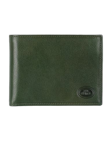 The Bridge Man Wallet Green Size - Leather In Blue