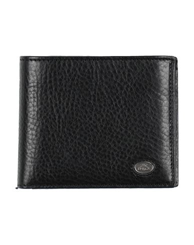 The Bridge Man Wallet Black Size - Cow Leather In Black