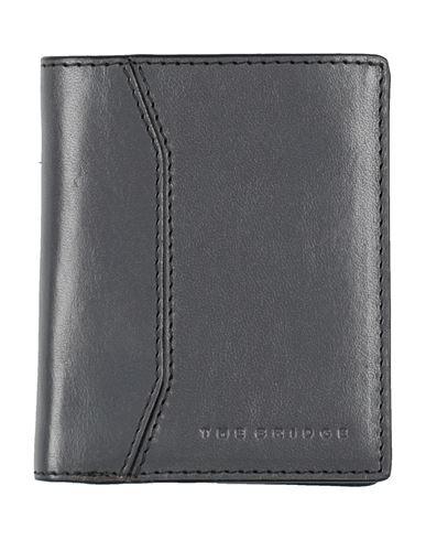 The Bridge Man Wallet Grey Size - Cow Leather In Gray