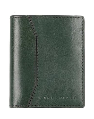 The Bridge Man Wallet Dark Green Size - Cow Leather In Green