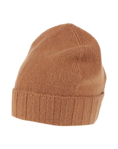 Laneus Woman Hat Brown Size Onesize Merino Wool In Brown