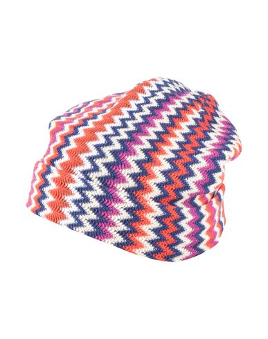 Missoni Woman Hat Tomato Red Size Onesize Wool, Acrylic In Multi