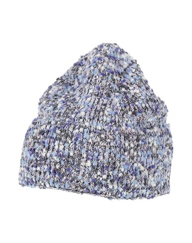 Missoni Woman Hat Sky Blue Size Onesize Wool, Acrylic, Polyamide In Blue