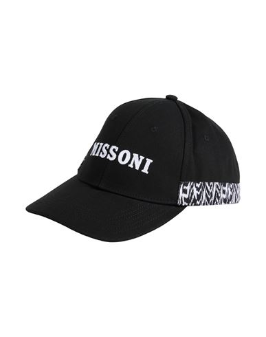 Missoni Man Hat Black Size 7 ¼ Cotton, Polyester In Black
