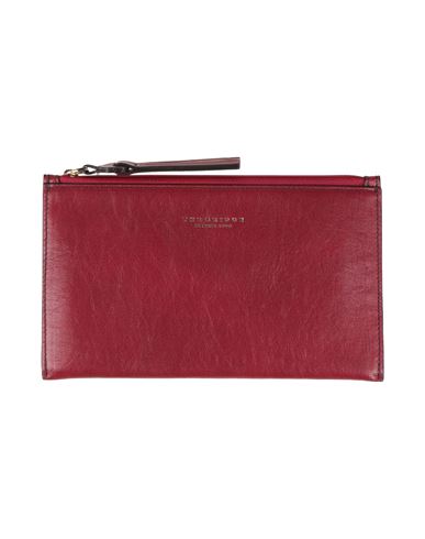 The Bridge Woman Pouch Garnet Size - Leather In Red