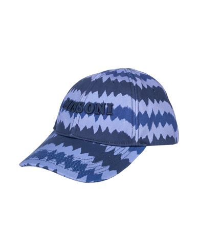 Missoni Man Hat Blue Size Onesize Cotton In Blue