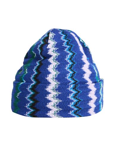 Missoni Man Hat Blue Size Onesize Wool In Blue