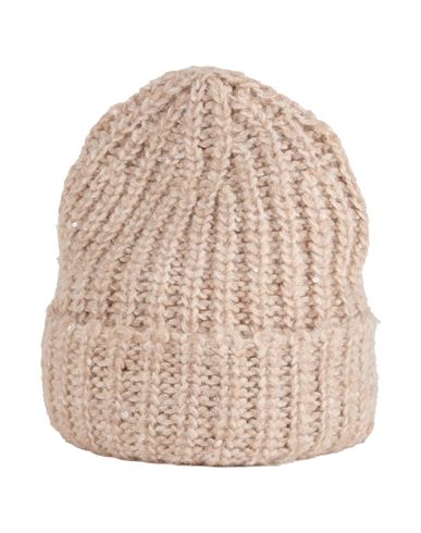 Laneus Hat Beige Size Onesize Polyester, Alpaca Wool, Polyamide, Virgin Wool In Brown
