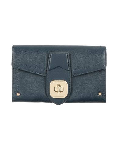 The Bridge Woman Wallet Midnight Blue Size - Leather In Blue
