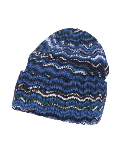 Missoni Man Hat Blue Size Onesize Wool In Blue