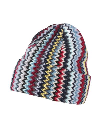 Missoni Man Hat Black Size Onesize Wool In Multi