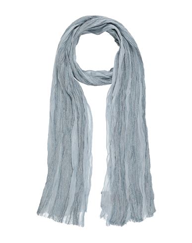Giorgio Armani Woman Scarf Sky Blue Size - Viscose, Silk, Wool, Polyamide