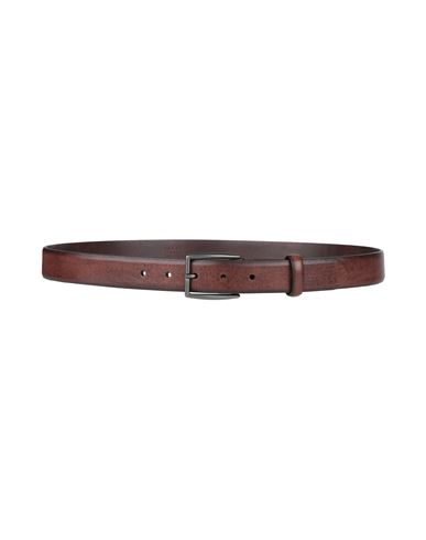 The Bridge Man Belt Dark Brown Size 39.5 Leather In Brown
