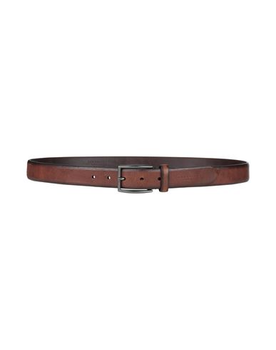The Bridge Man Belt Dark Brown Size 39.5 Leather In Brown