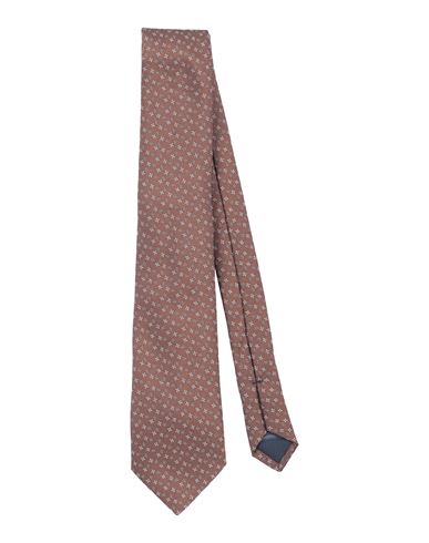 Hackett Man Ties & Bow Ties Brown Size - Silk In Brown