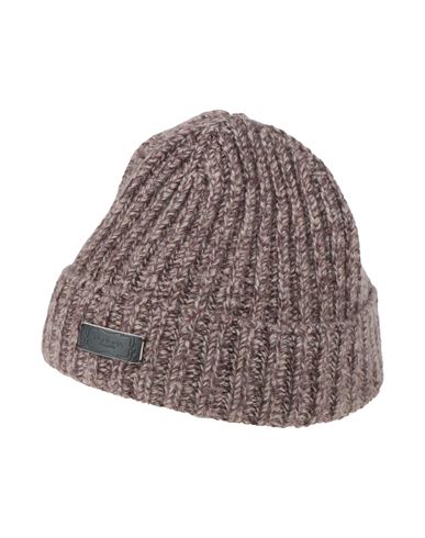 Agnona Man Hat Chocolate Brown Size Onesize Cashmere In Brown