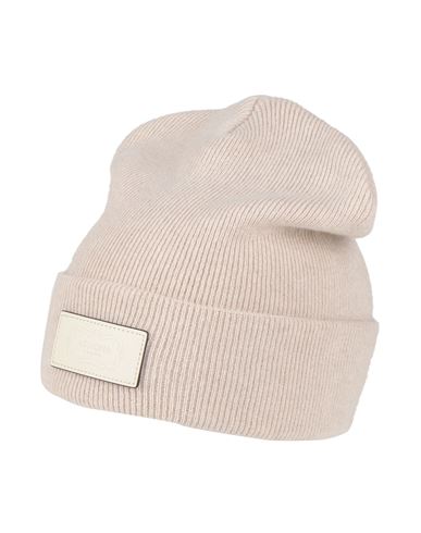 Agnona Woman Hat Beige Size Onesize Cashmere In Sand