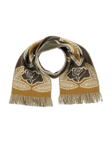 Burberry Woman Scarf Military Green Size - Wool, Cashmere