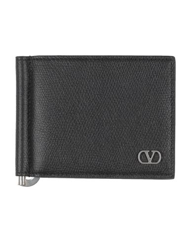 Valentino Garavani Man Wallet Black Size - Leather In Black