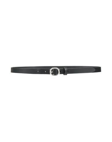 Rag & Bone Woman Belt Black Size M Leather In Black