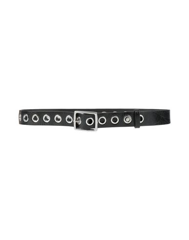 Rag & Bone Woman Belt Black Size M Leather In Black