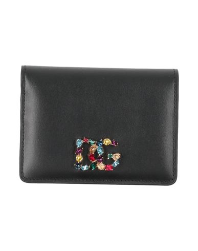 Dolce & Gabbana Woman Wallet Black Size - Calfskin In Black