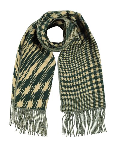 Burberry Scarf Dark Green Size - Cashmere, Wool In Green