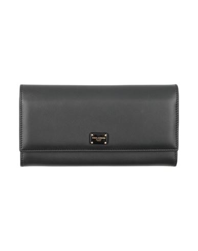 Dolce & Gabbana Woman Wallet Black Size - Calfskin In Black