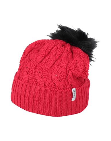 Colmar Woman Hat Red Size Onesize Virgin Wool, Acrylic, Modacrylic In Red