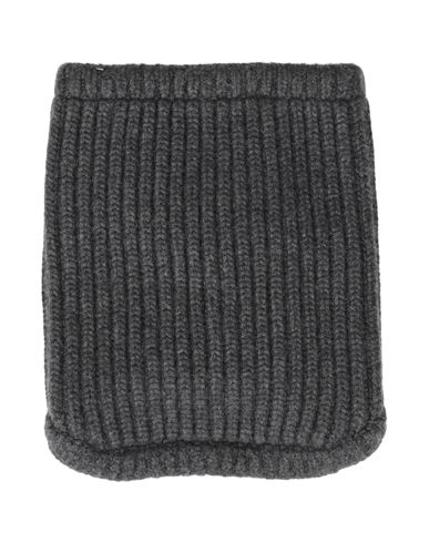 Dolce & Gabbana Man Scarf Charcoal Size - Cashmere In Gray