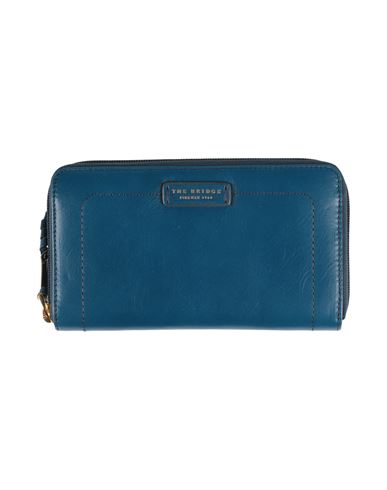 The Bridge Woman Wallet Blue Size - Leather