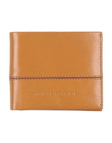 The Bridge Man Wallet Mustard Size - Cow Leather In Yellow