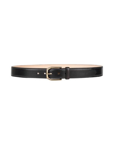 The Bridge Man Belt Black Size 43 Leather In Black