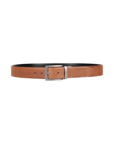 The Bridge Man Belt Camel Size 39.5 Leather In Brown