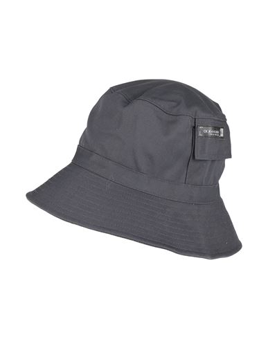 Calvin Klein Jeans Est.1978 Calvin Klein Jeans Woman Hat Charcoal Size L Polyester, Cotton In Black
