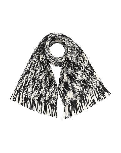Missoni Woman Scarf Off White Size - Wool In Gray