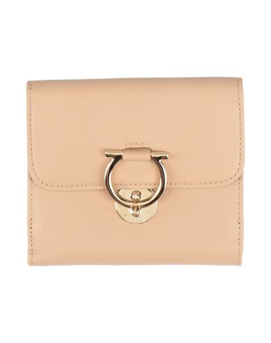 Ferragamo Woman Wallet Beige Size - Leather In Sand