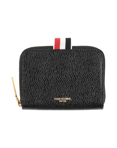 Thom Browne Woman Wallet Black Size - Leather