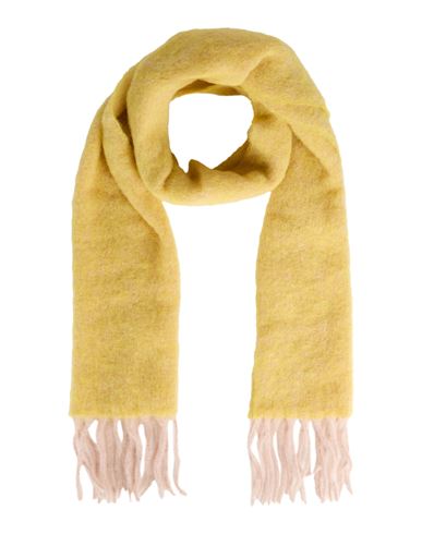 Alysi Woman Scarf Marigold Size - Alpaca Wool, Mohair Wool, Virgin Wool, Polyamide In Yellow