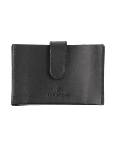 Il Bisonte Woman Cardholder Black Size - Leather In Black