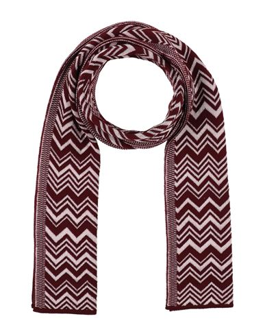 Missoni Woman Scarf Burgundy Size - Wool, Viscose In Brown