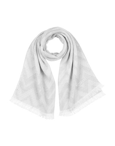 Missoni Woman Scarf Light Grey Size - Wool, Polyamide In Gray