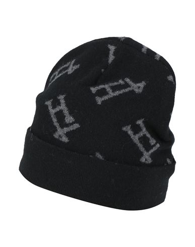 Herno Man Hat Black Size Onesize Wool In Black