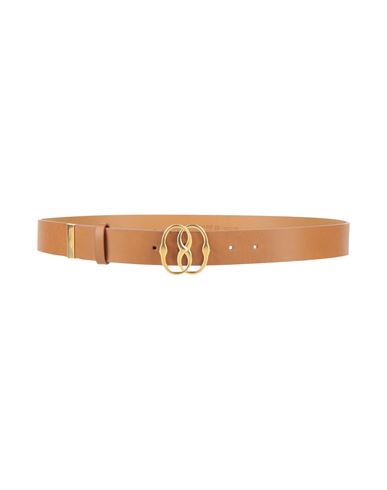 Bally Man Belt Camel Size 39.5 Leather In Sand