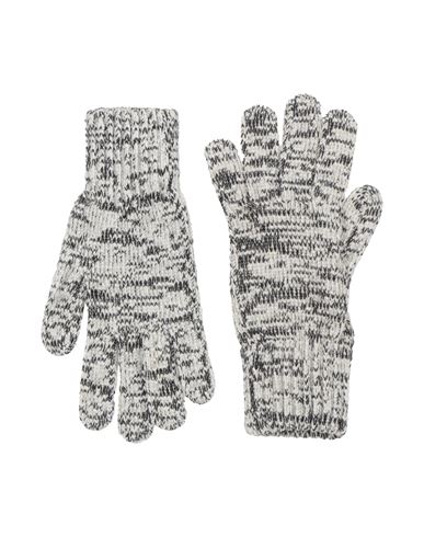 Marella Sport Woman Gloves Light Grey Size M Acrylic, Virgin Wool In Gray