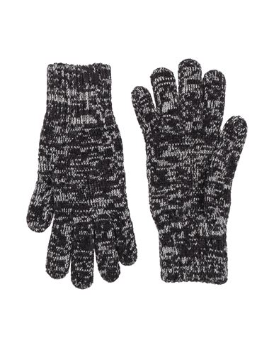 Marella Sport Woman Gloves Black Size M Acrylic, Virgin Wool In Black