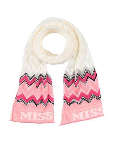 Missoni Woman Scarf Ivory Size - Viscose, Polyamide In White