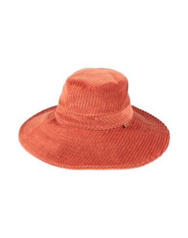 Missoni Woman Hat Rust Size L Cotton, Polyamide, Modal, Polyester, Elastane In Red