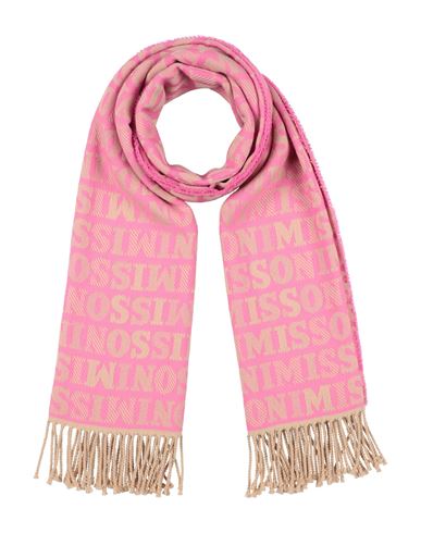 Missoni Woman Scarf Pink Size - Wool, Acrylic In Pink